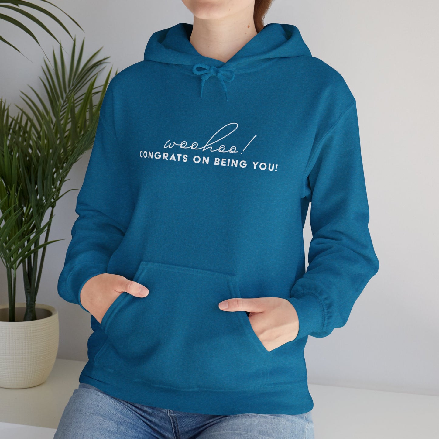 Woohoo Unisex Heavy Blend™ Hooded Sweatshirt