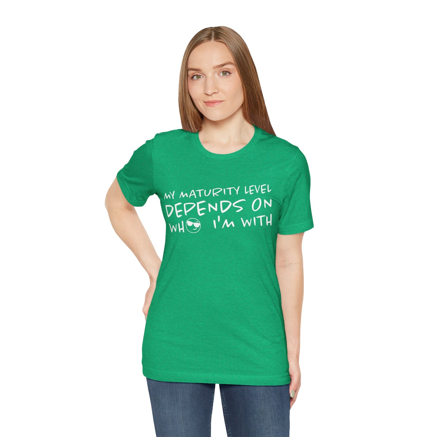 Maturity Unisex Jersey Short Sleeve Tee