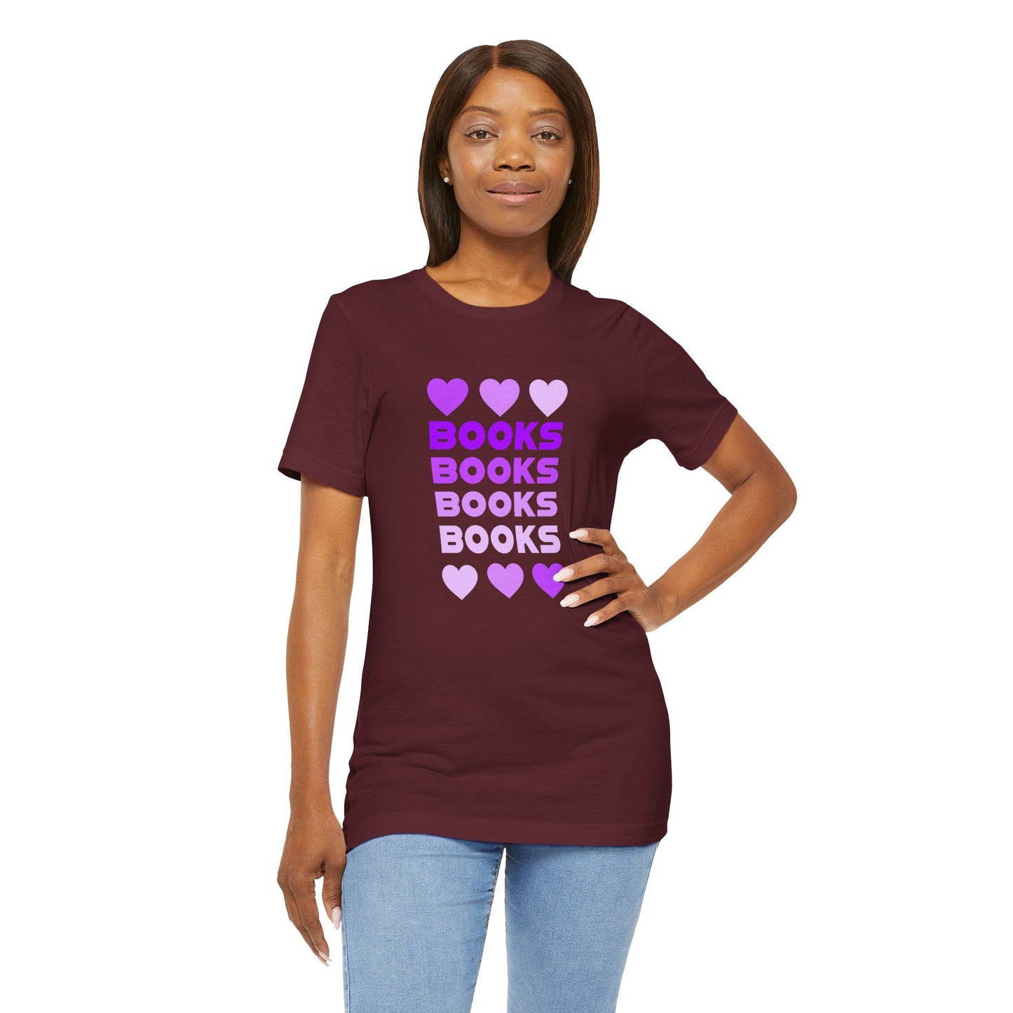 Books Unisex Jersey Short Sleeve Tee