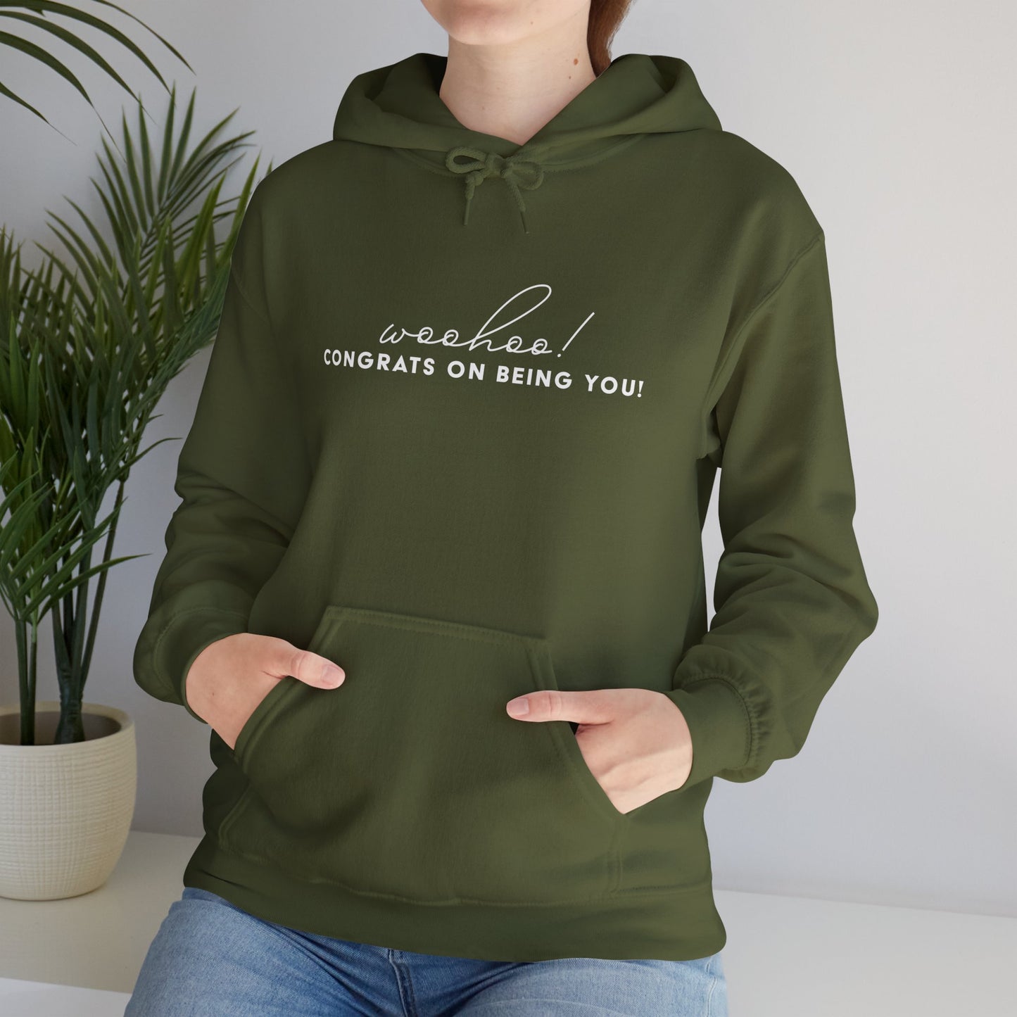 Woohoo Unisex Heavy Blend™ Hooded Sweatshirt