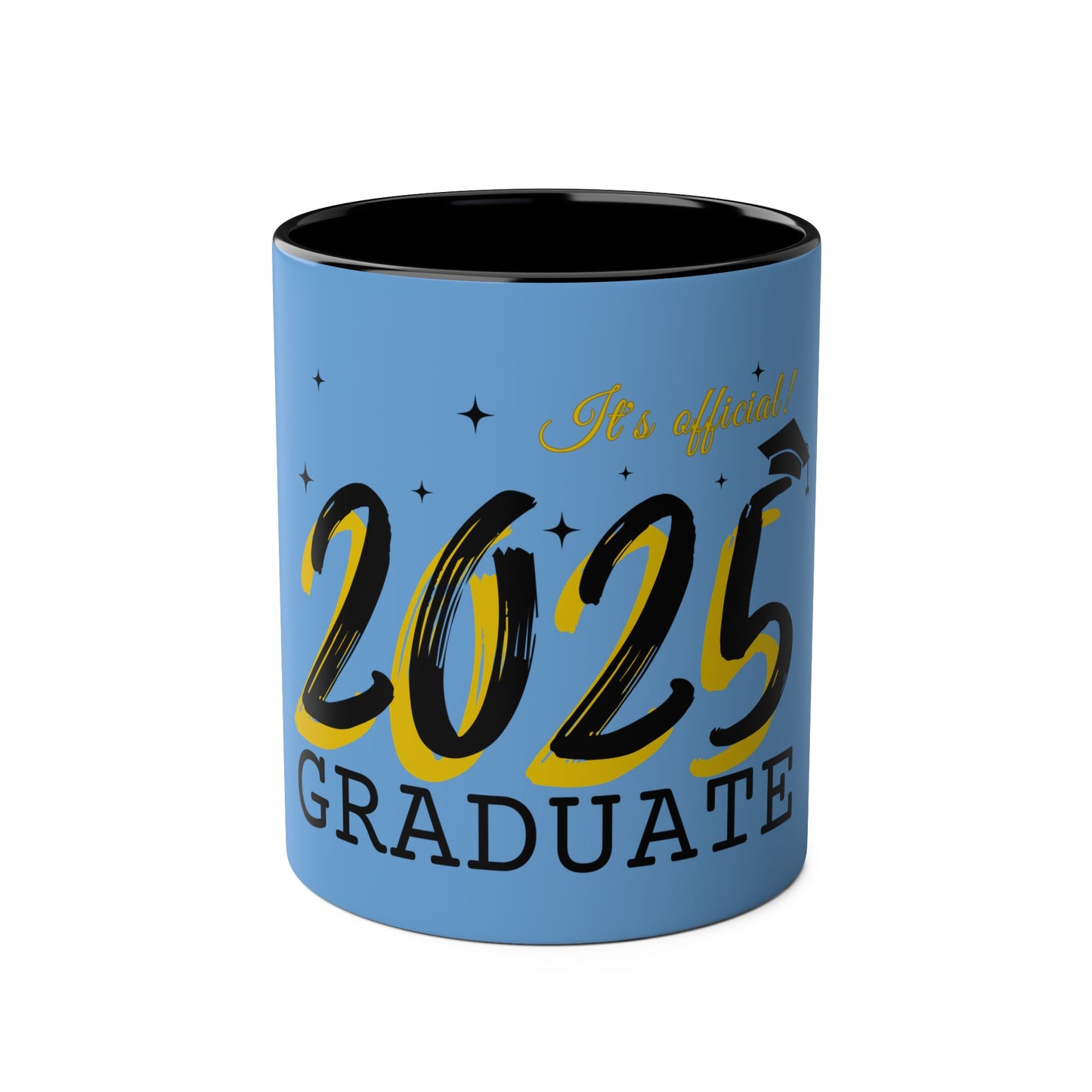 Graduate 2025 Two-Tone Coffee Mugs, 11oz