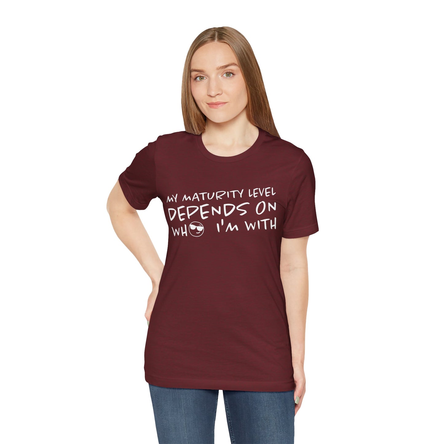 Maturity Unisex Jersey Short Sleeve Tee