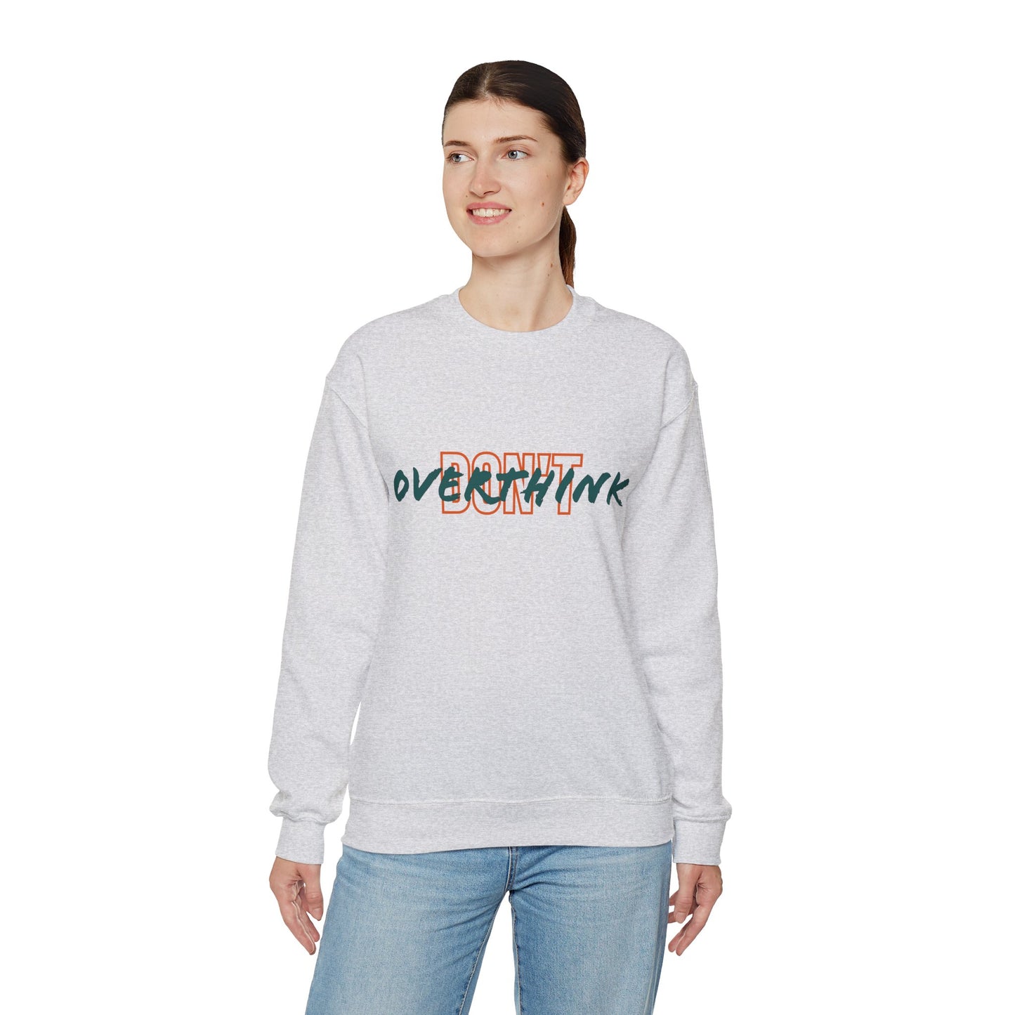 Don't Overthink Unisex Heavy Blend™ Crewneck Sweatshirt