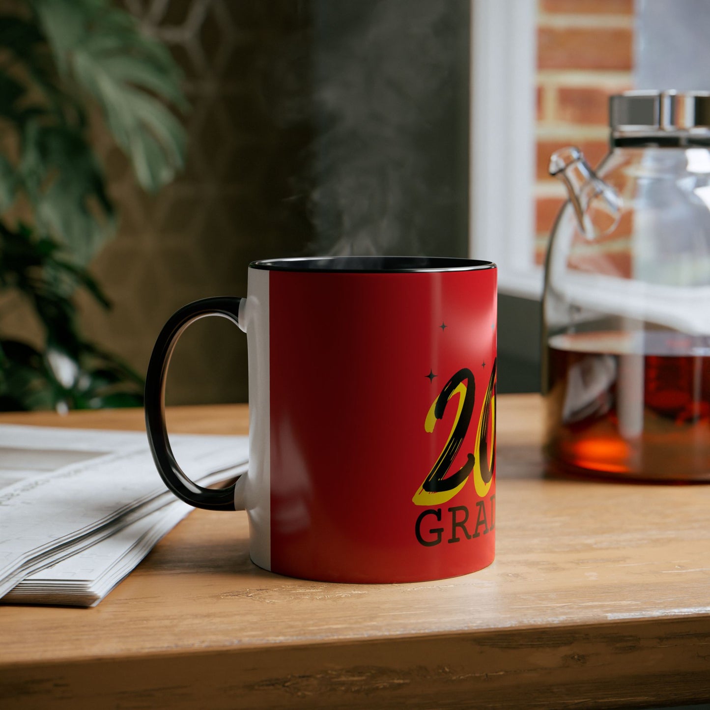 Graduate 2025 Two-Tone Coffee Mugs, 11oz