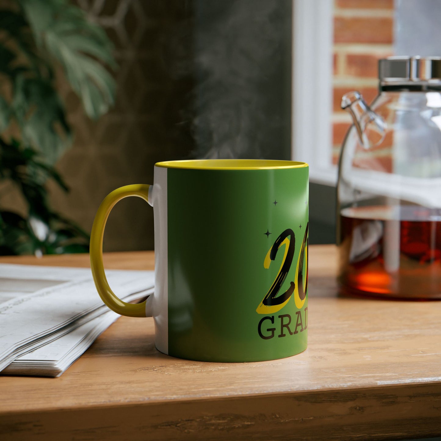 Graduate 2025 Two-Tone Coffee Mugs, 11oz