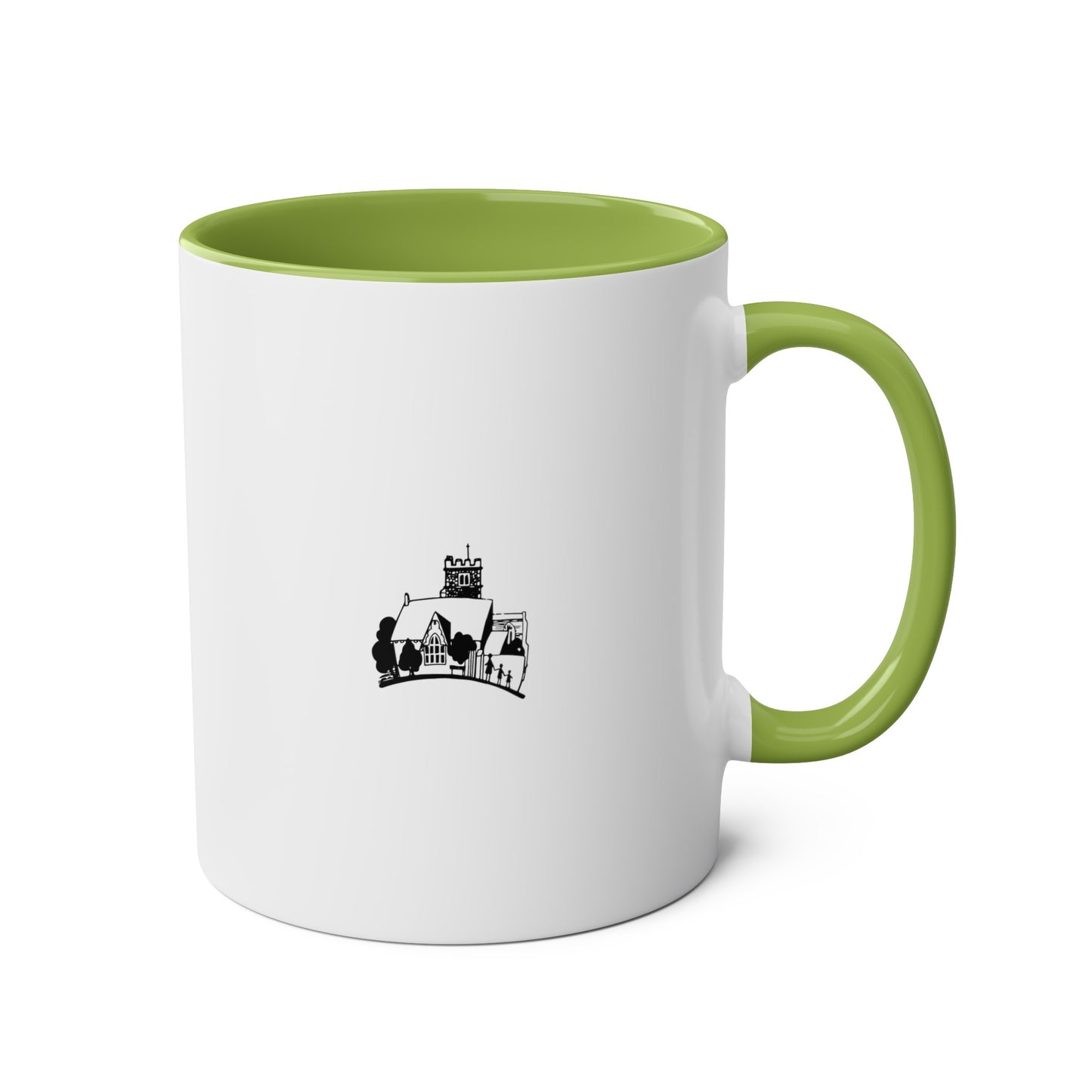 Two-Tone Coffee Mugs, 11oz