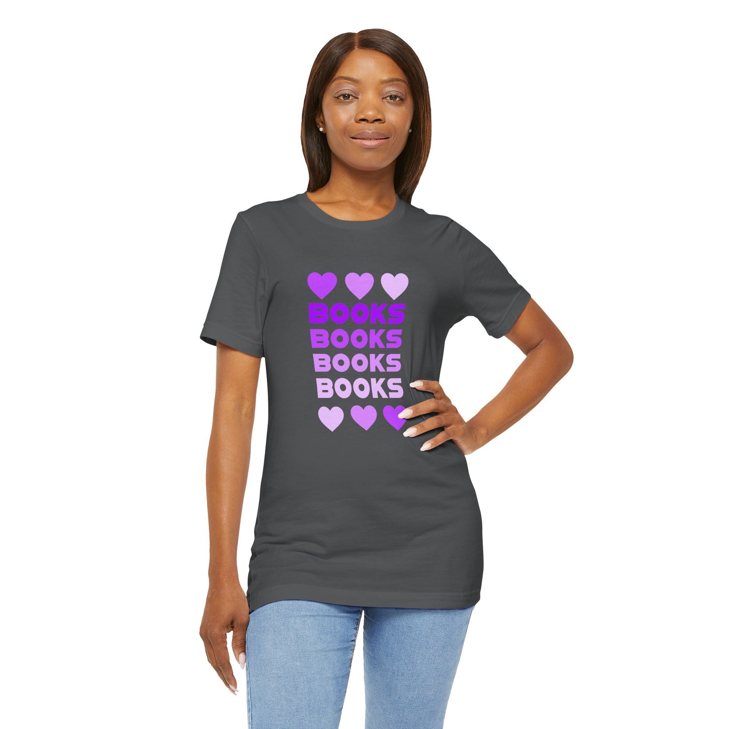 Books Unisex Jersey Short Sleeve Tee