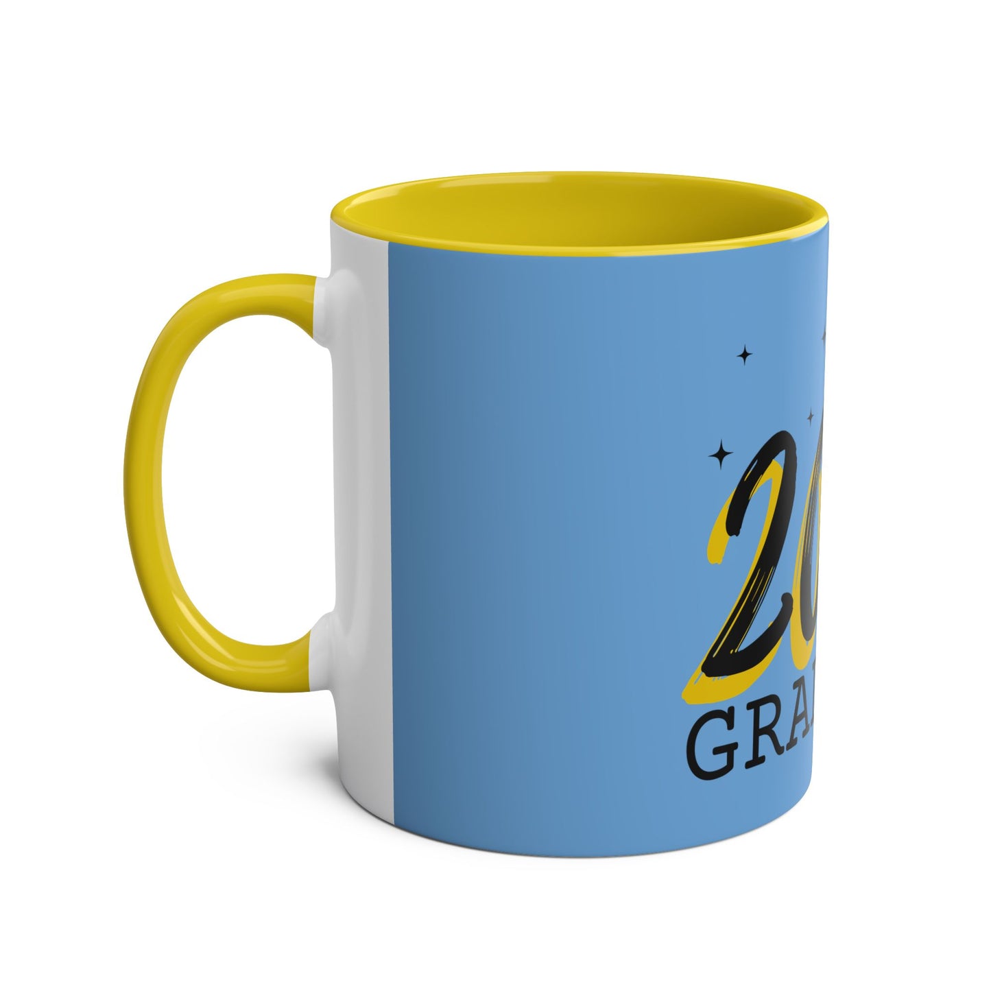 Graduate 2025 Two-Tone Coffee Mugs, 11oz