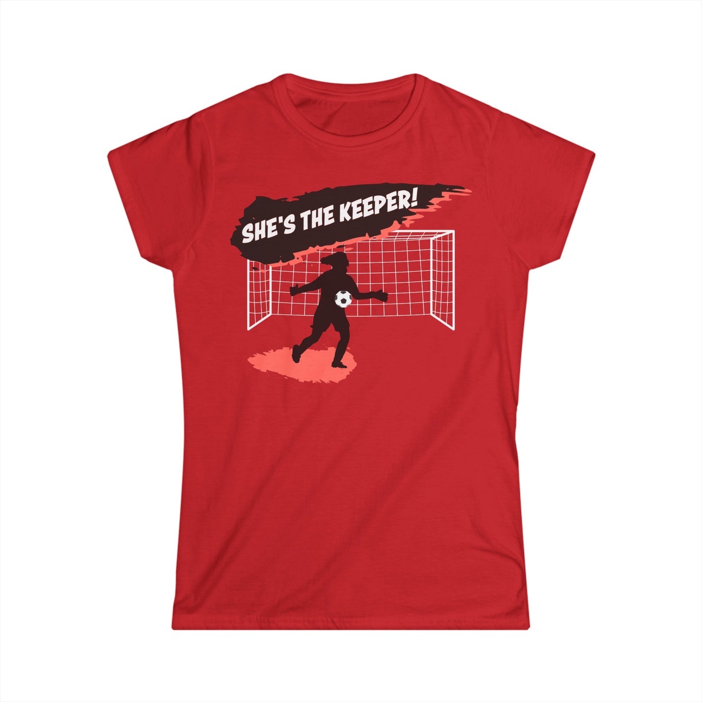 She's the Keeper Women's Softstyle Tee