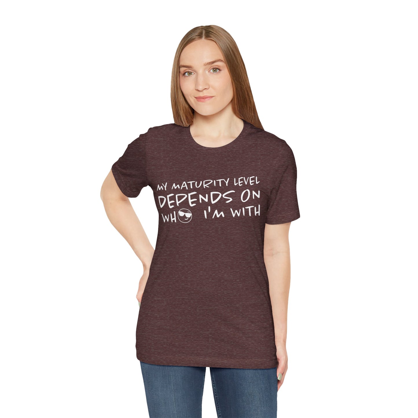 Maturity Unisex Jersey Short Sleeve Tee