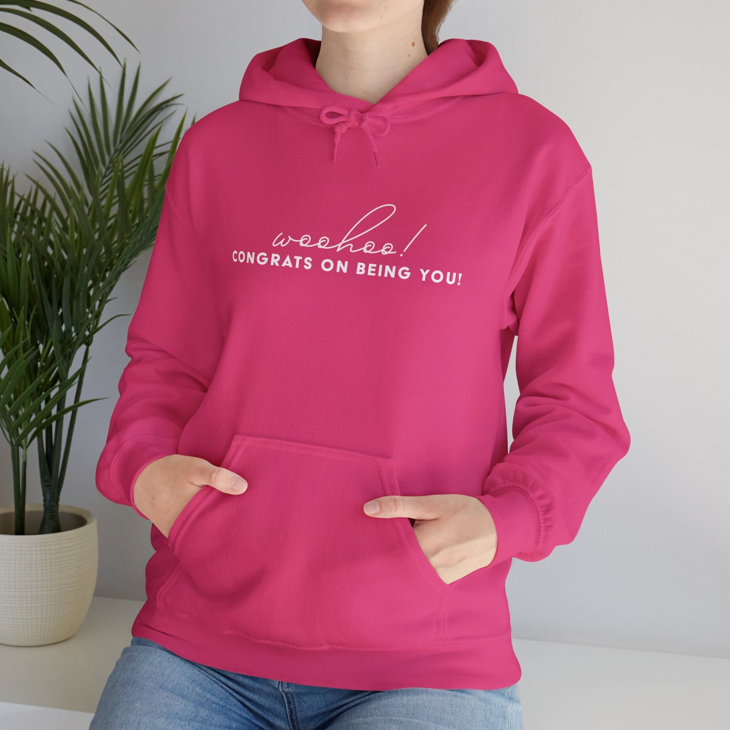 Woohoo Unisex Heavy Blend™ Hooded Sweatshirt