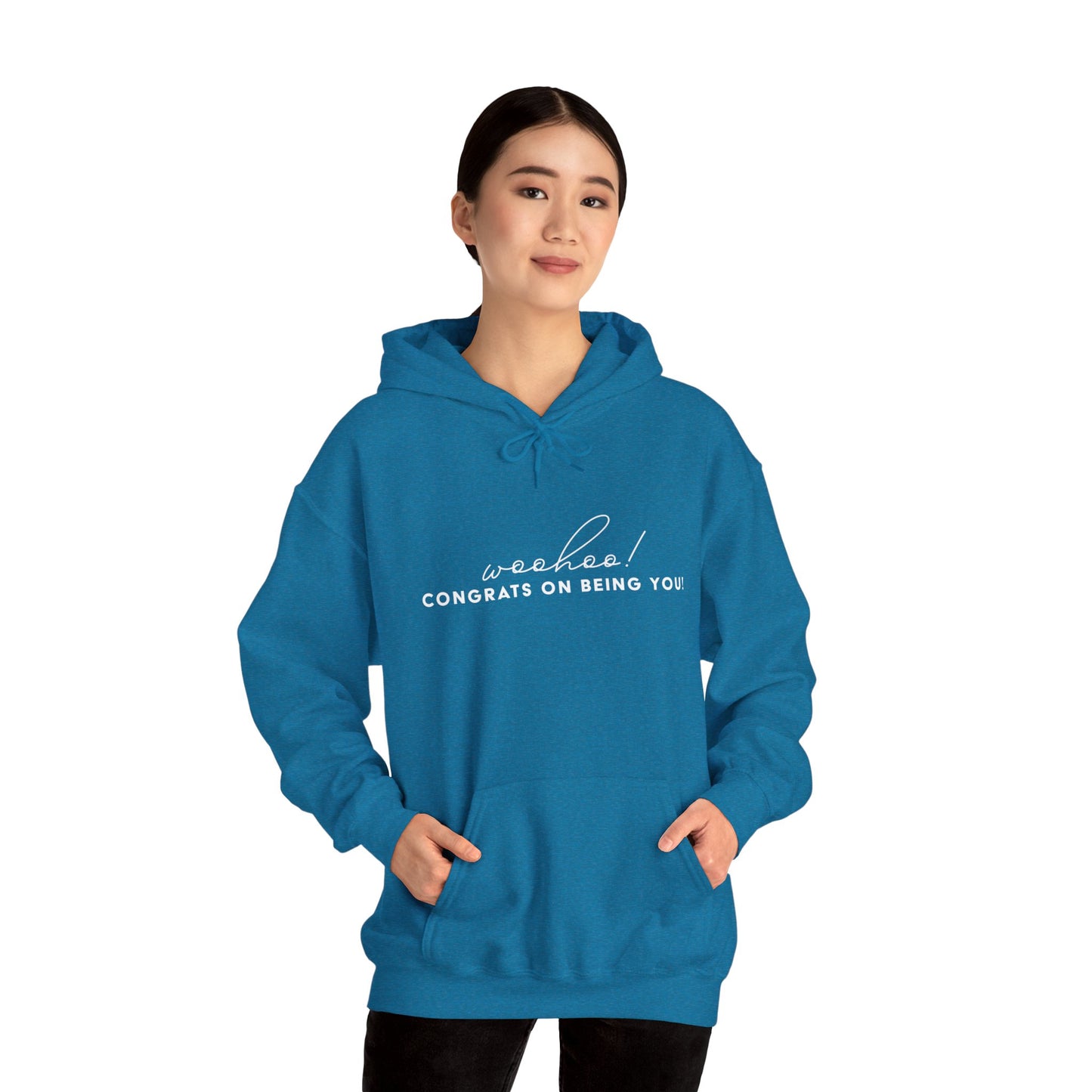 Woohoo Unisex Heavy Blend™ Hooded Sweatshirt
