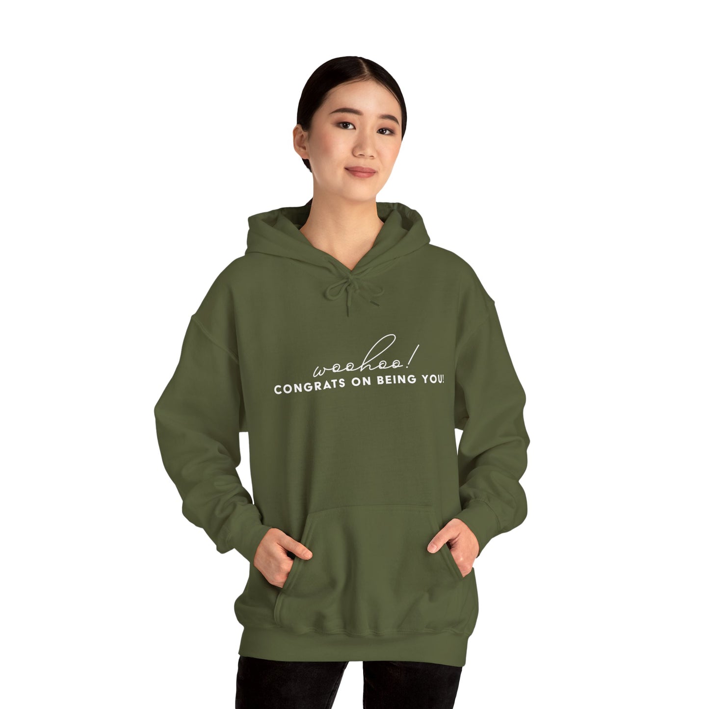 Woohoo Unisex Heavy Blend™ Hooded Sweatshirt