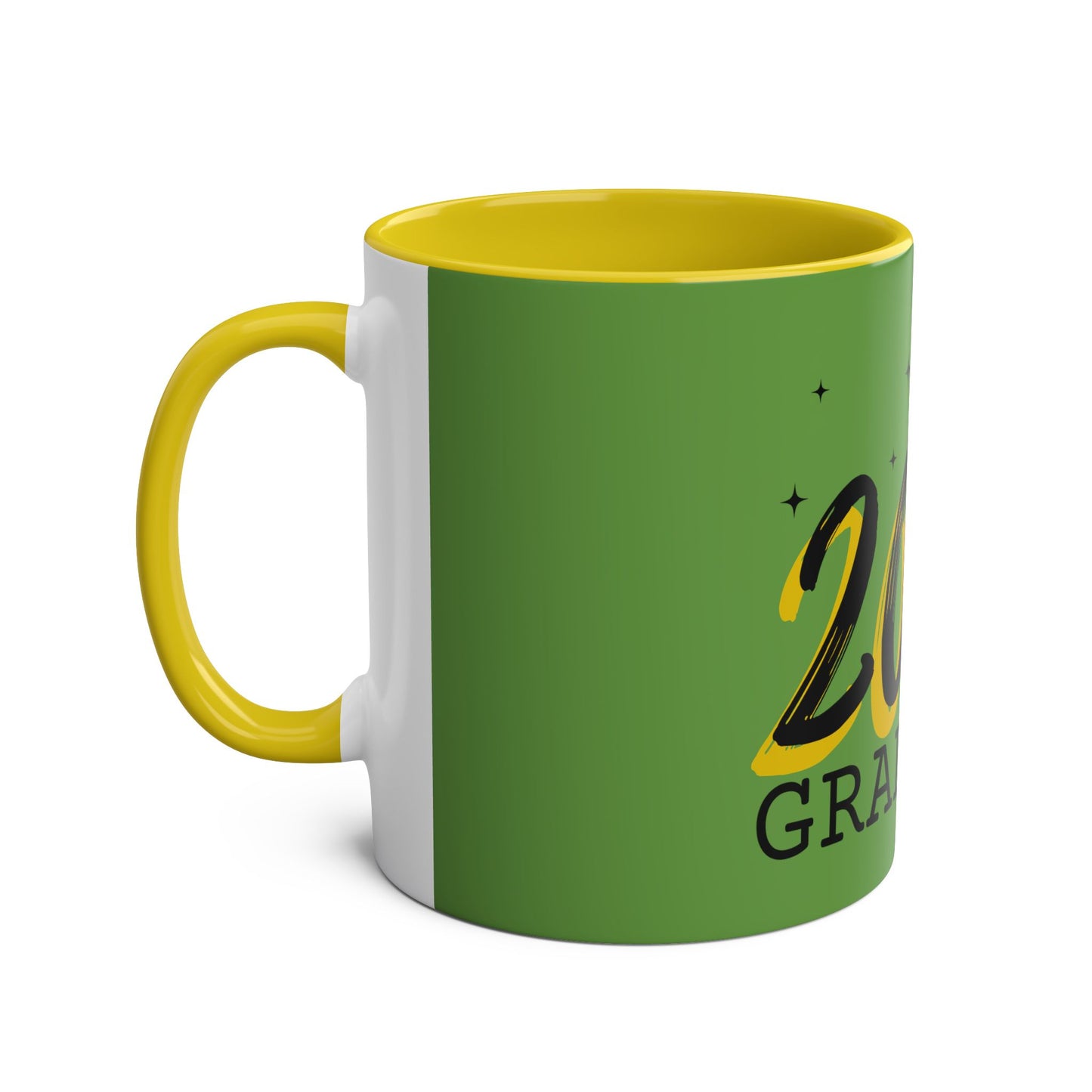 Graduate 2025 Two-Tone Coffee Mugs, 11oz