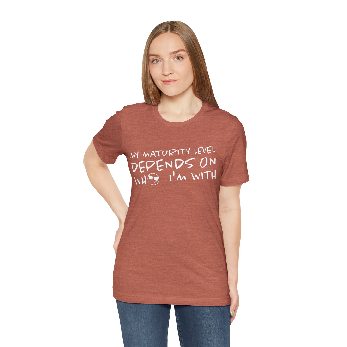 Maturity Unisex Jersey Short Sleeve Tee