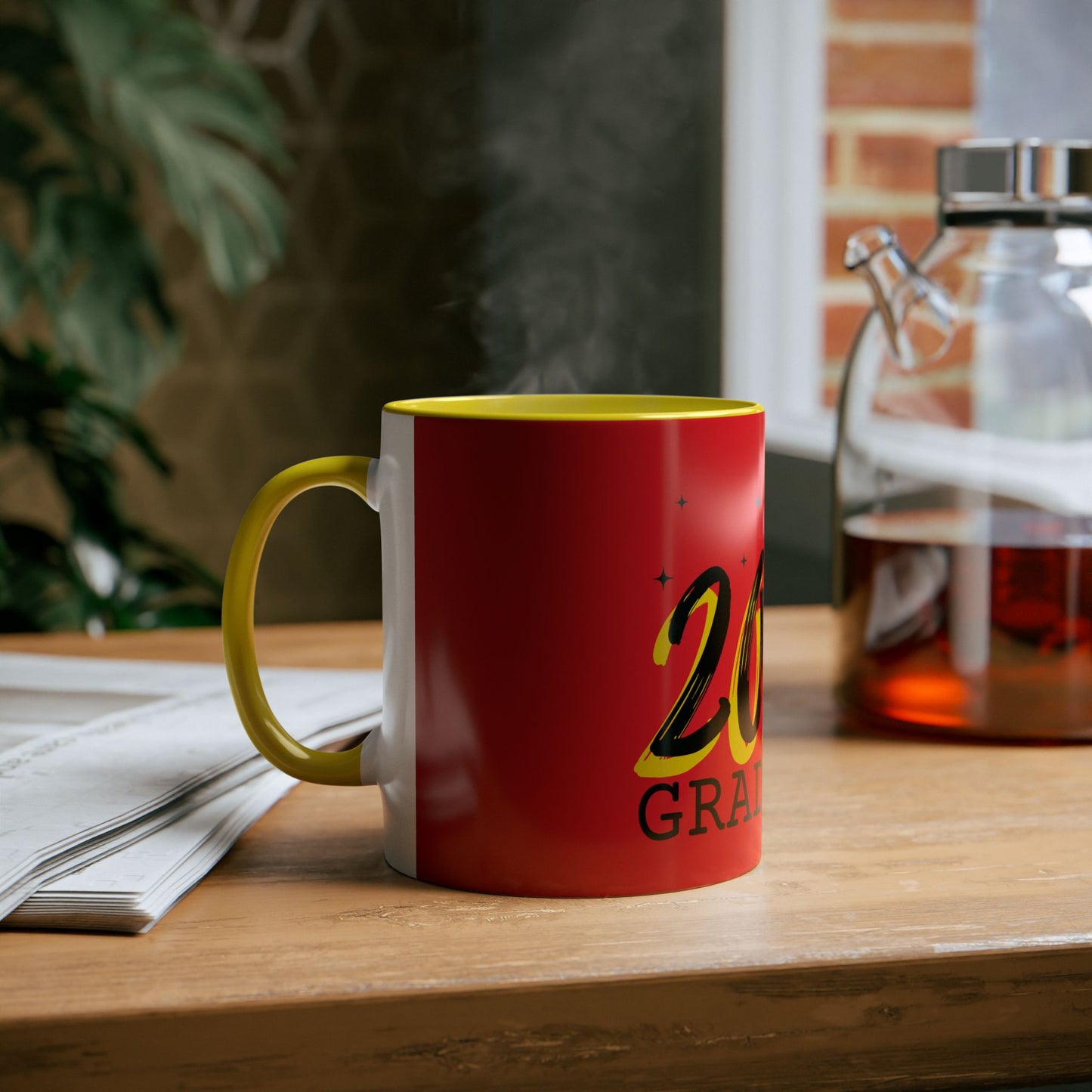 Graduate 2025 Two-Tone Coffee Mugs, 11oz