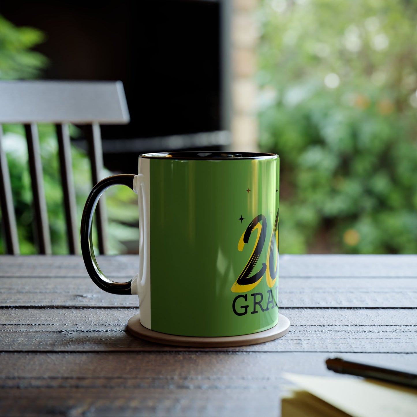 Graduate 2025 Two-Tone Coffee Mugs, 11oz