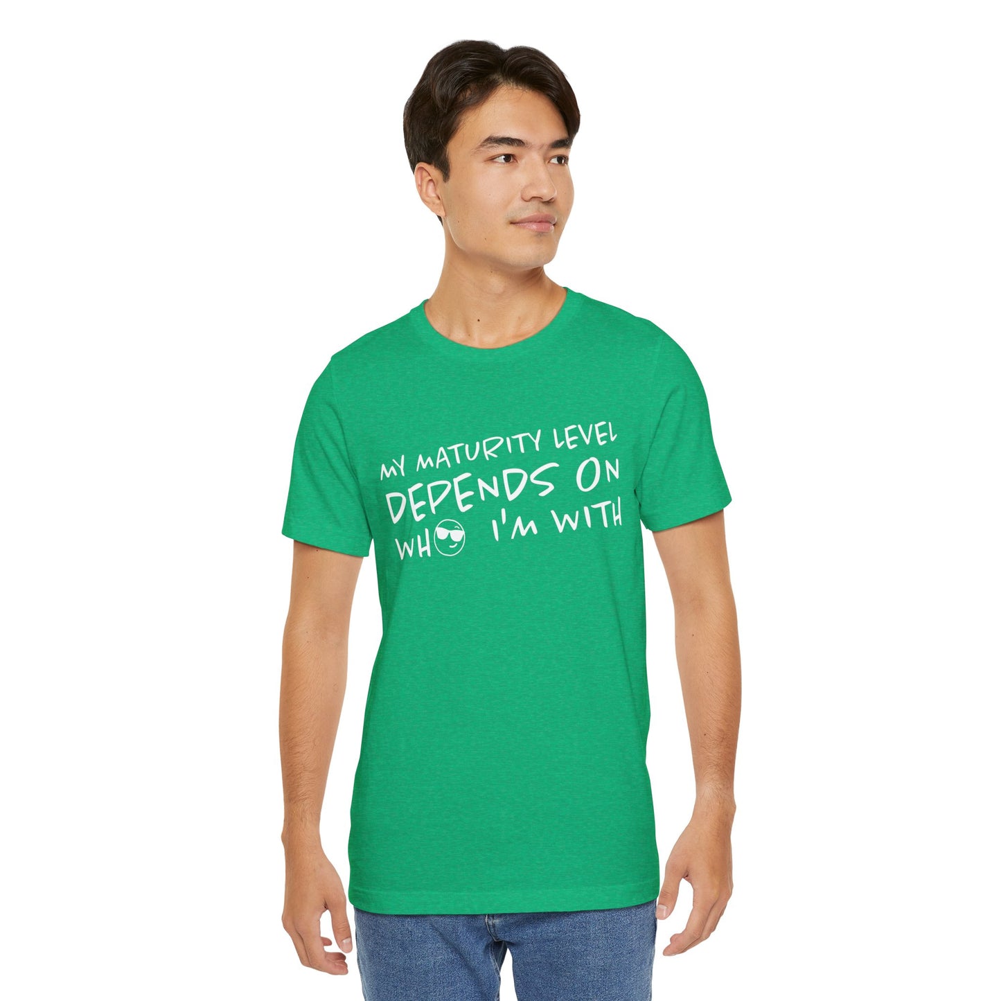 Maturity Unisex Jersey Short Sleeve Tee
