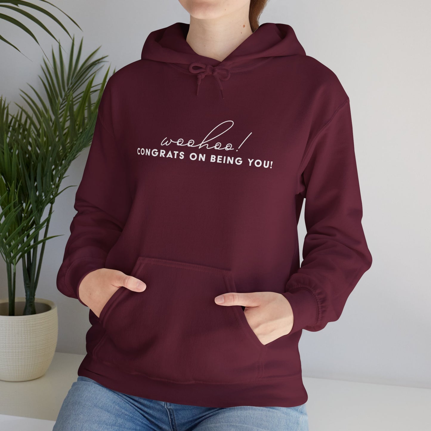 Woohoo Unisex Heavy Blend™ Hooded Sweatshirt