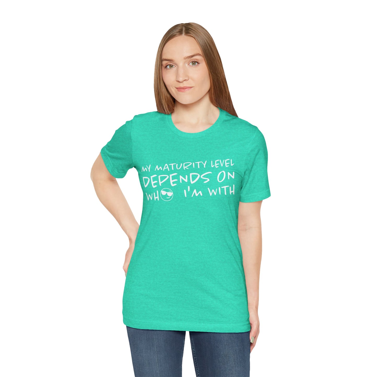Maturity Unisex Jersey Short Sleeve Tee