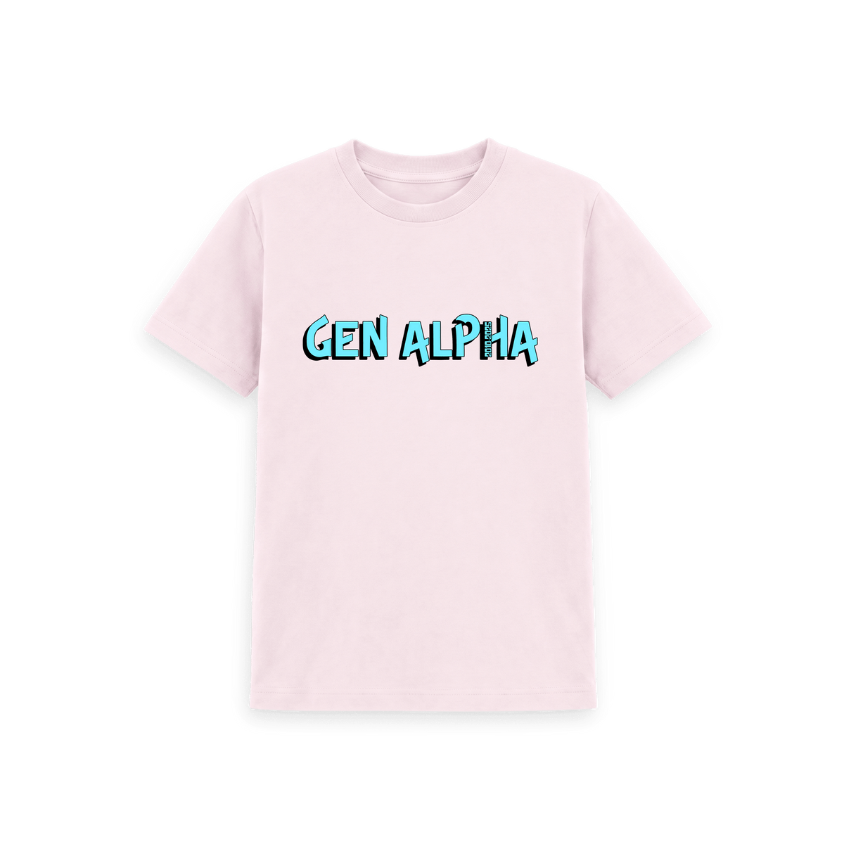 Pink Printed Kids T-Shirt Front