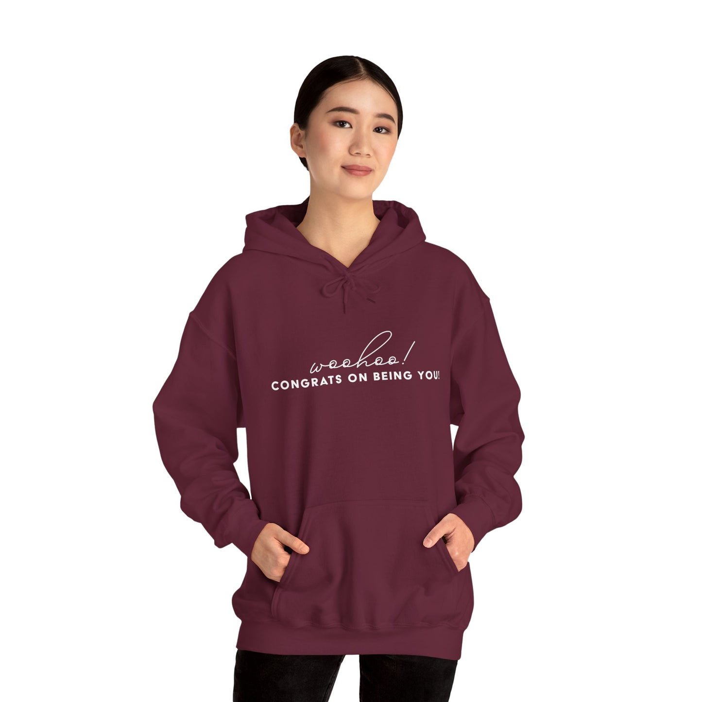 Woohoo Unisex Heavy Blend™ Hooded Sweatshirt
