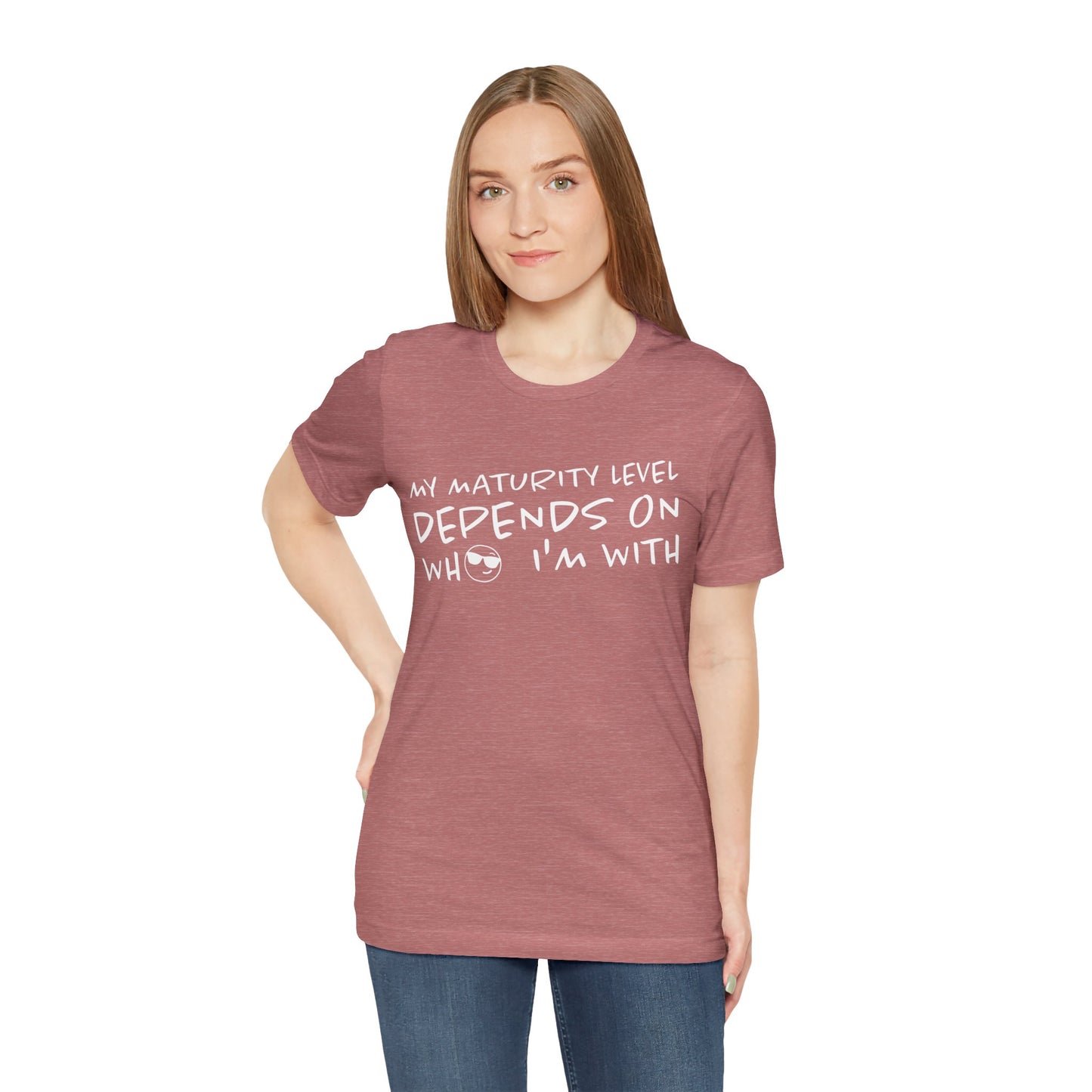 Maturity Unisex Jersey Short Sleeve Tee