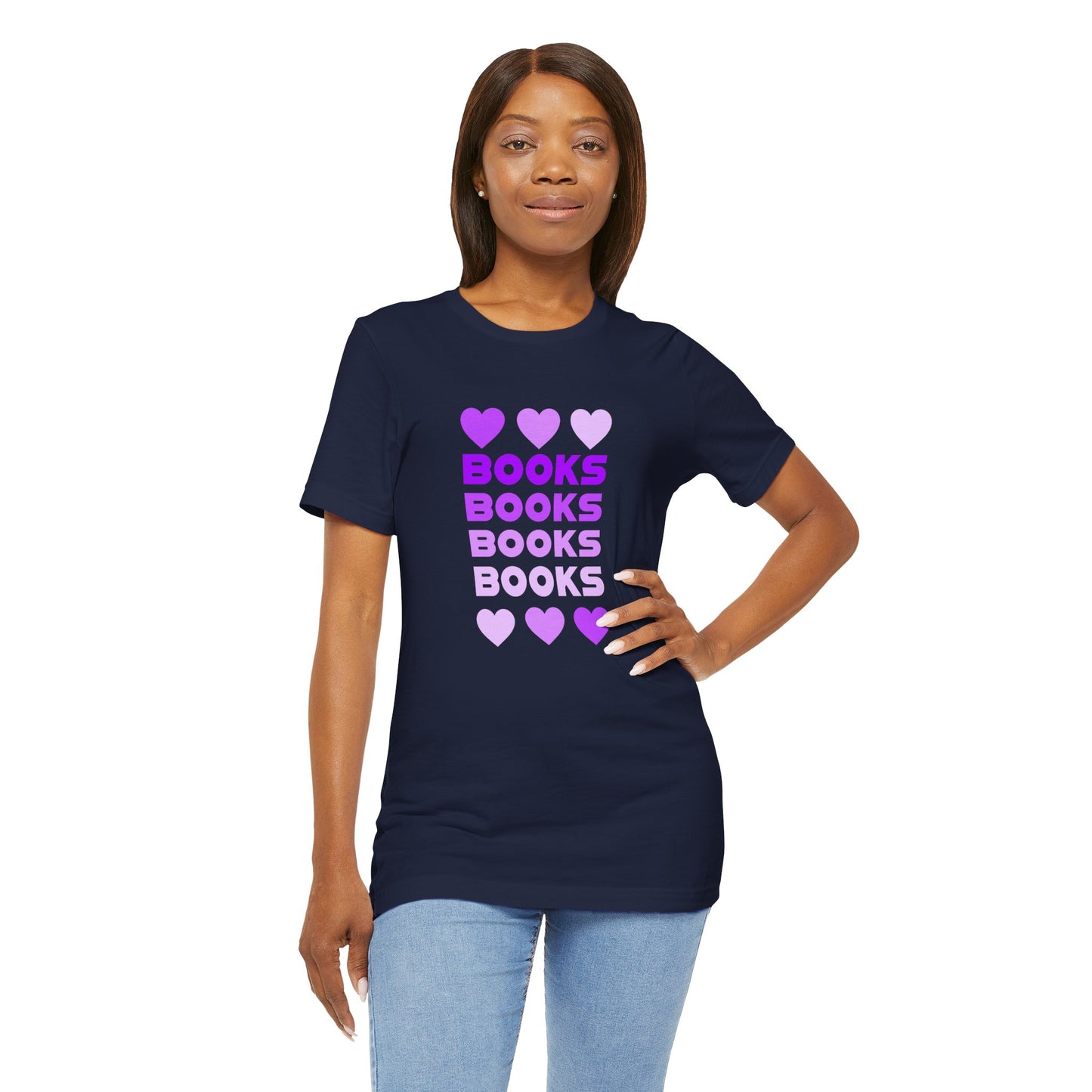 Books Unisex Jersey Short Sleeve Tee