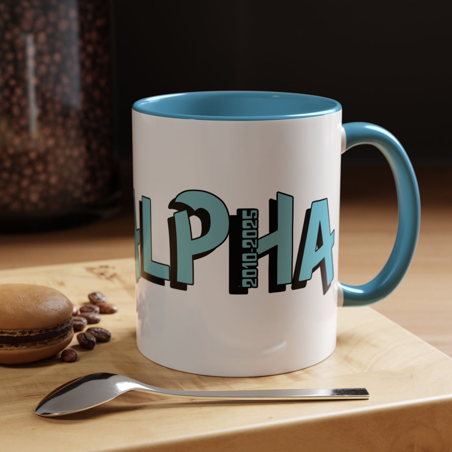Coffee Mug: Gen Alpha Blue Black Accent (11oz)