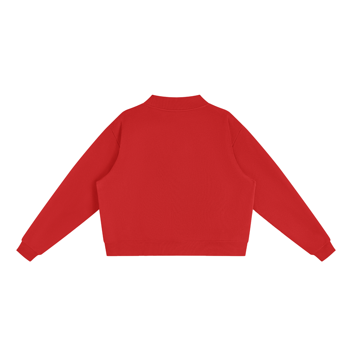 Christmas is Loading Fleece Mock-Neck Crew Sweatshirt