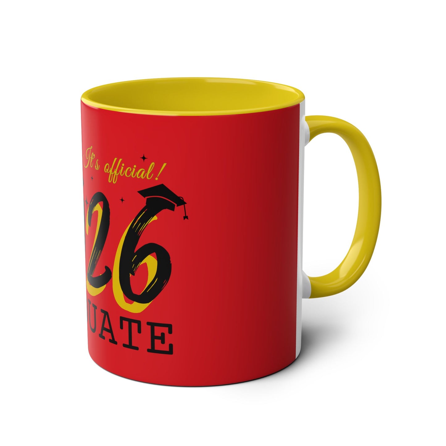 Graduate 2026 Two-Tone Coffee Mugs, 11oz