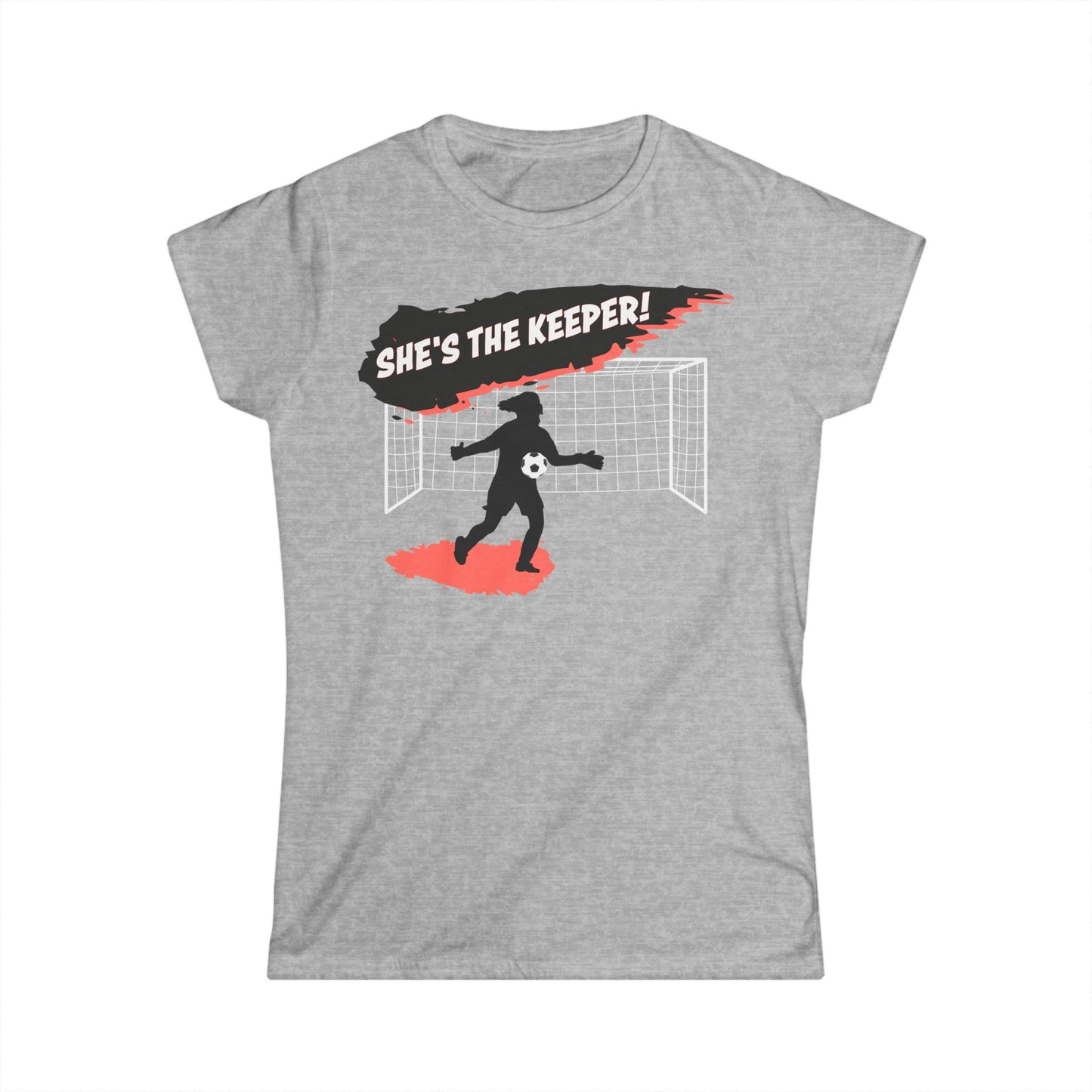 She's the Keeper Women's Softstyle Tee