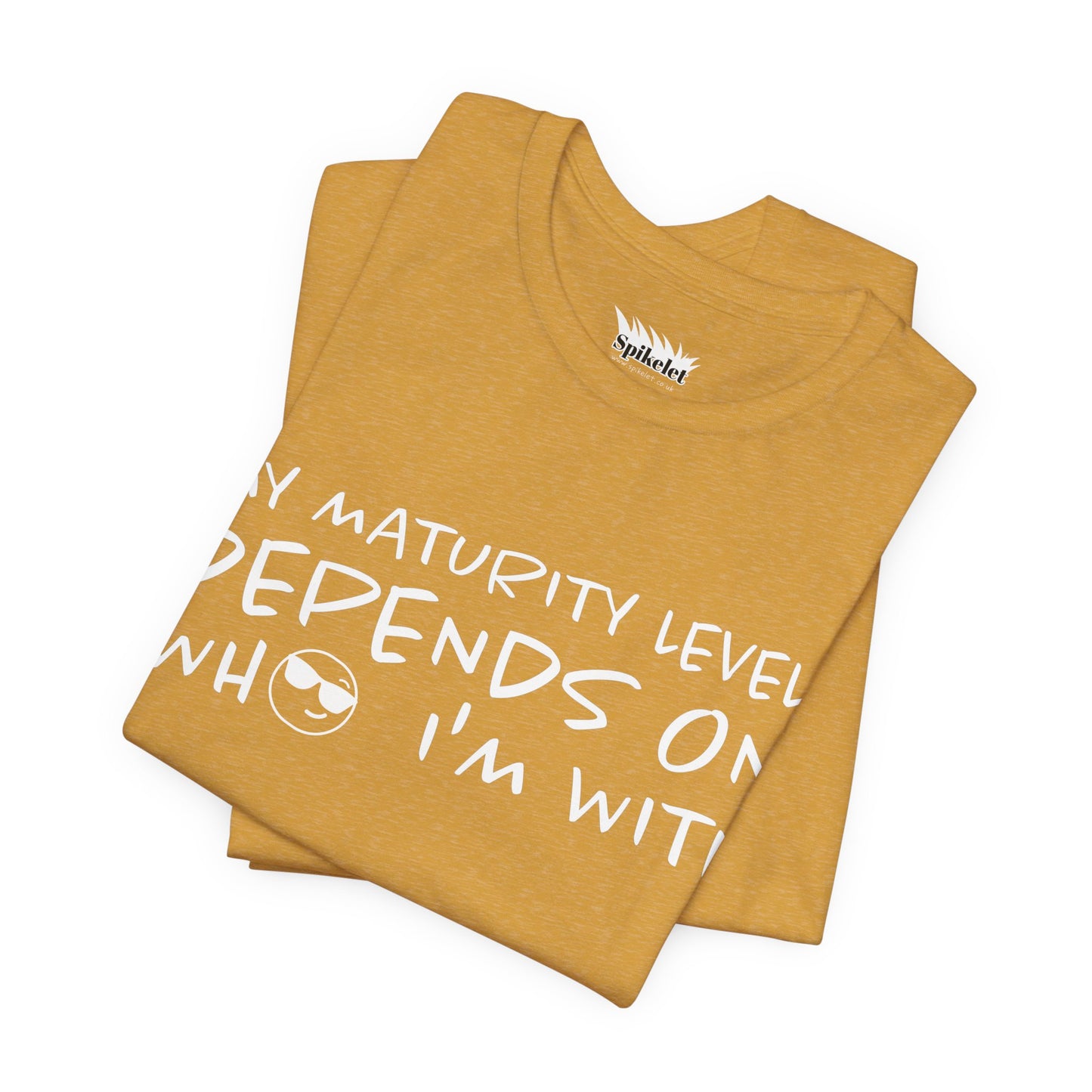 Maturity Unisex Jersey Short Sleeve Tee