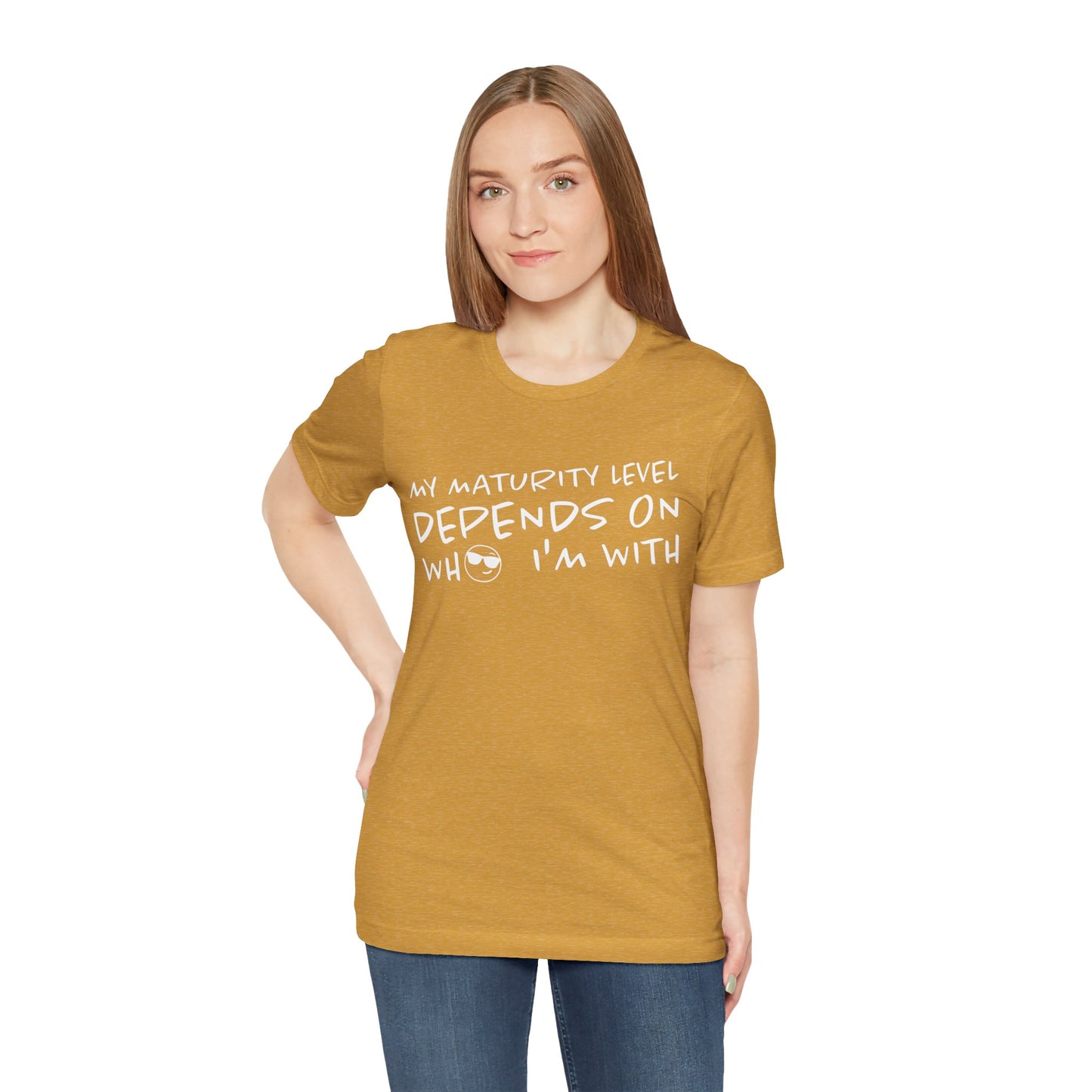 Maturity Unisex Jersey Short Sleeve Tee