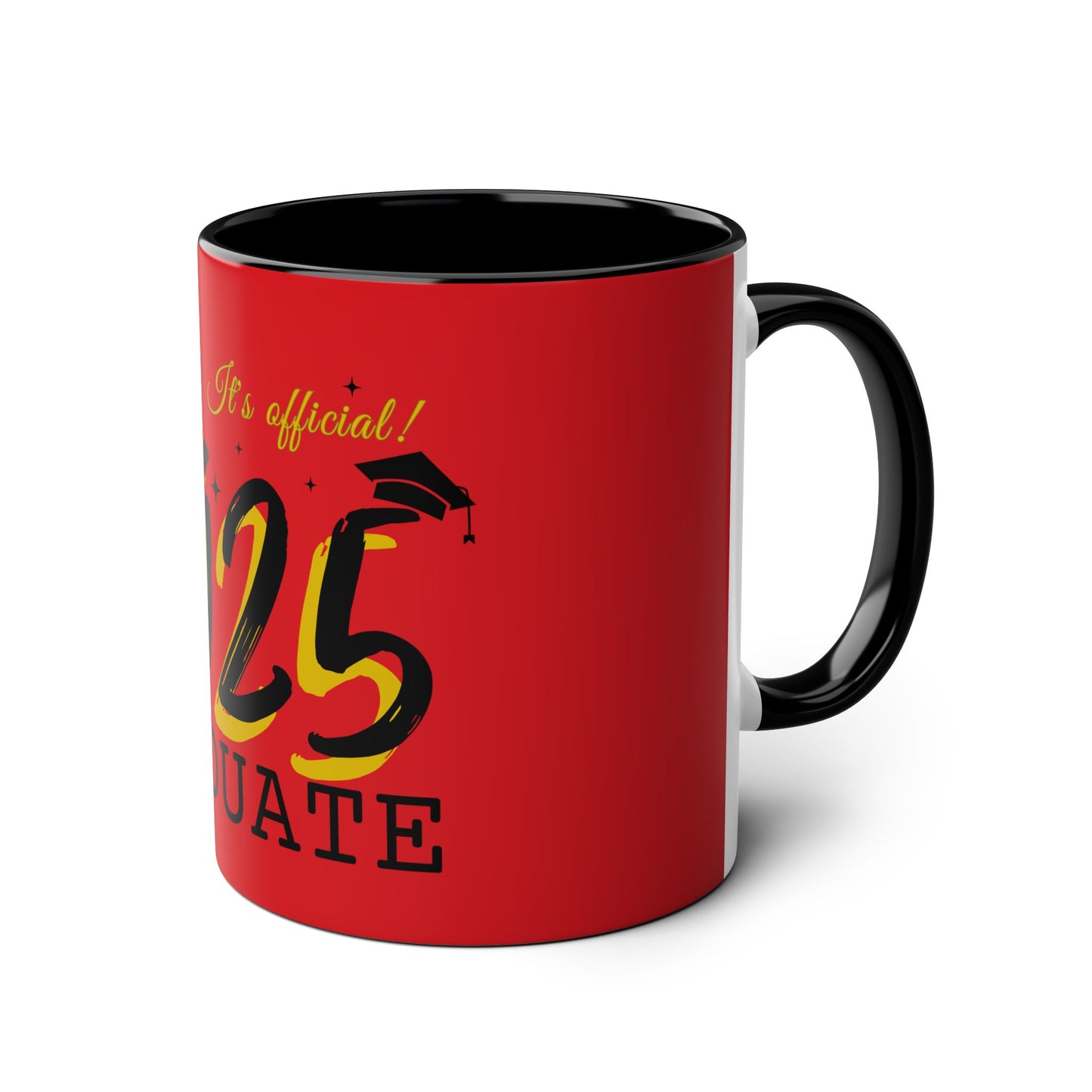 Graduate 2025 Two-Tone Coffee Mugs, 11oz