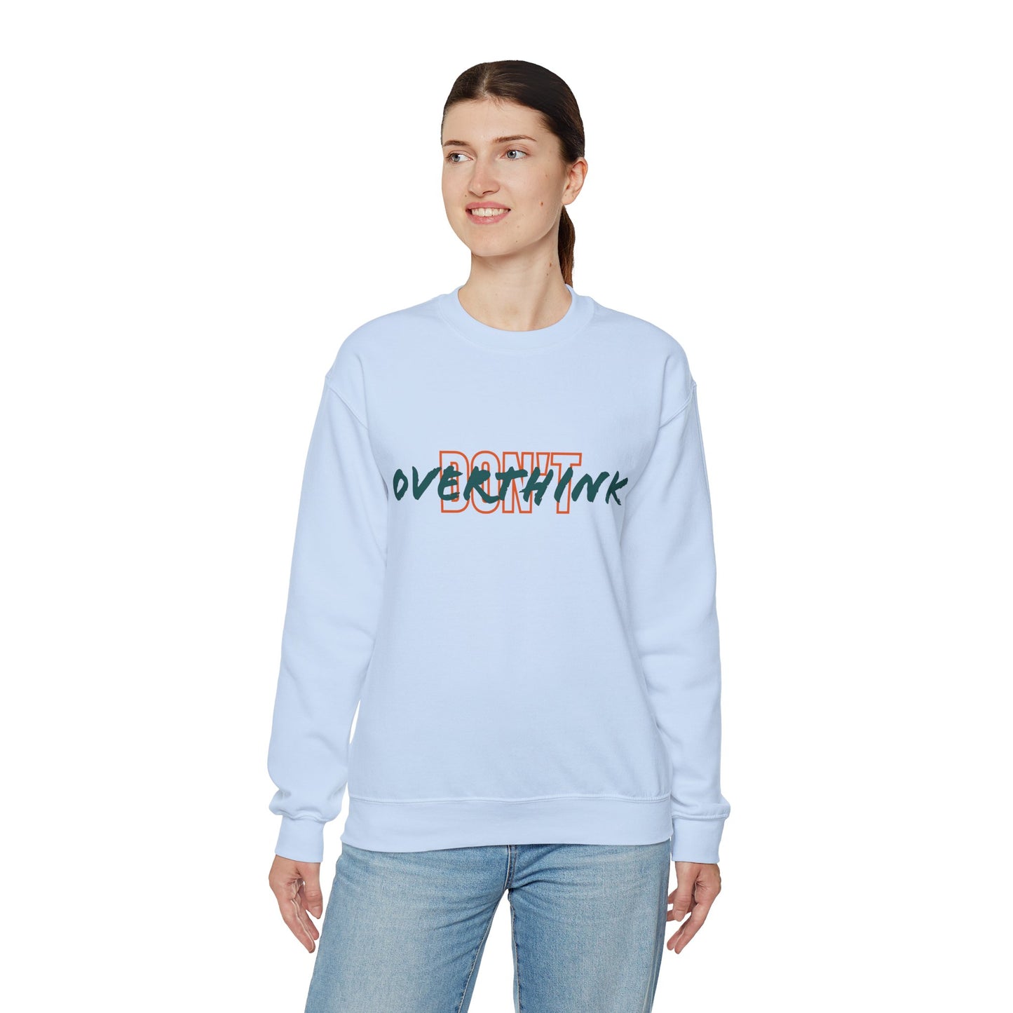 Don't Overthink Unisex Heavy Blend™ Crewneck Sweatshirt