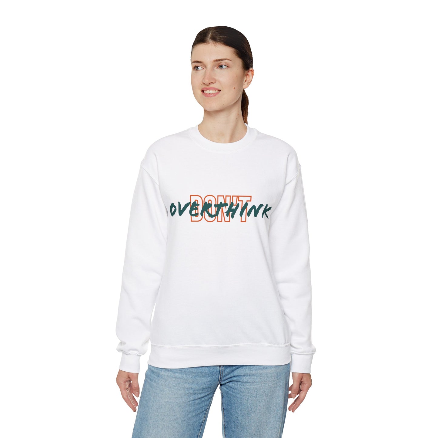 Don't Overthink Unisex Heavy Blend™ Crewneck Sweatshirt
