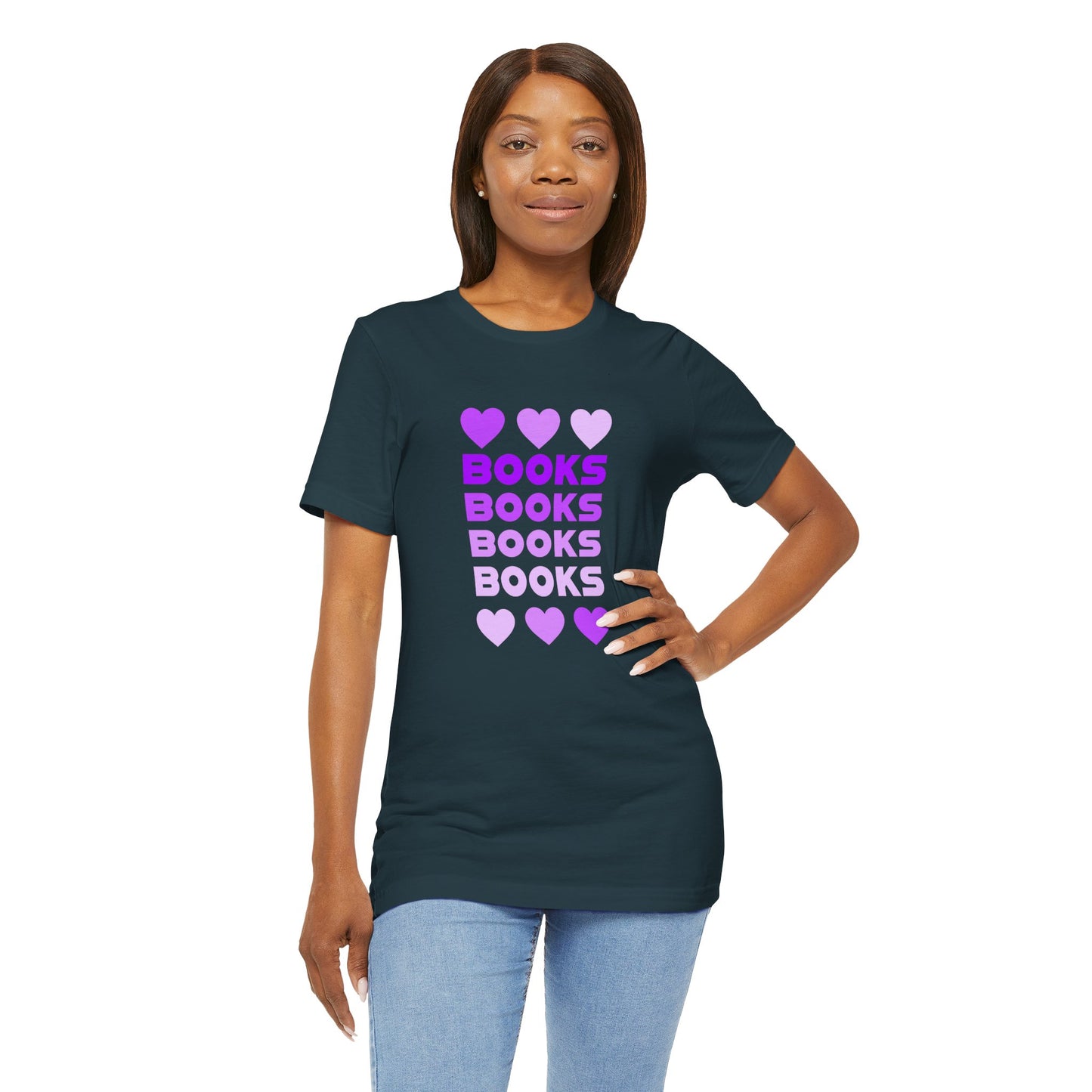 Books Unisex Jersey Short Sleeve Tee