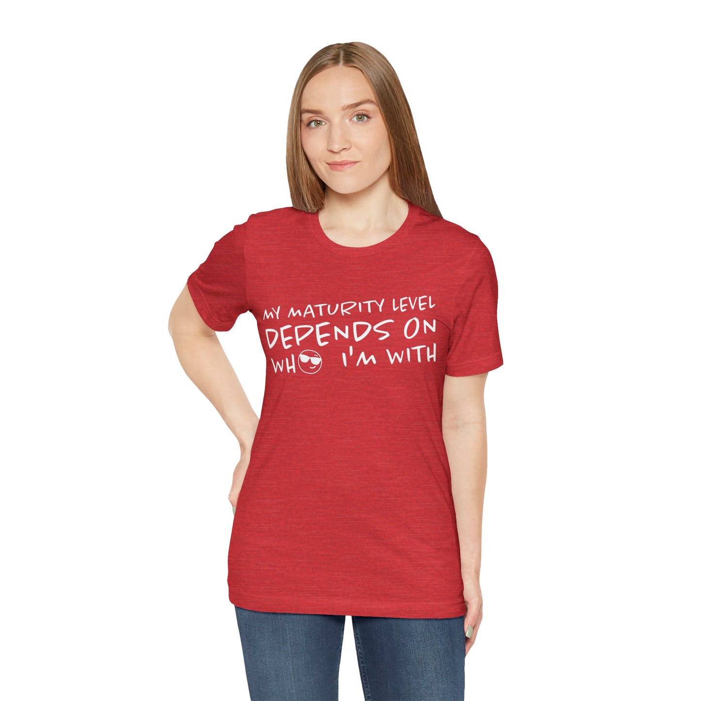 Maturity Unisex Jersey Short Sleeve Tee