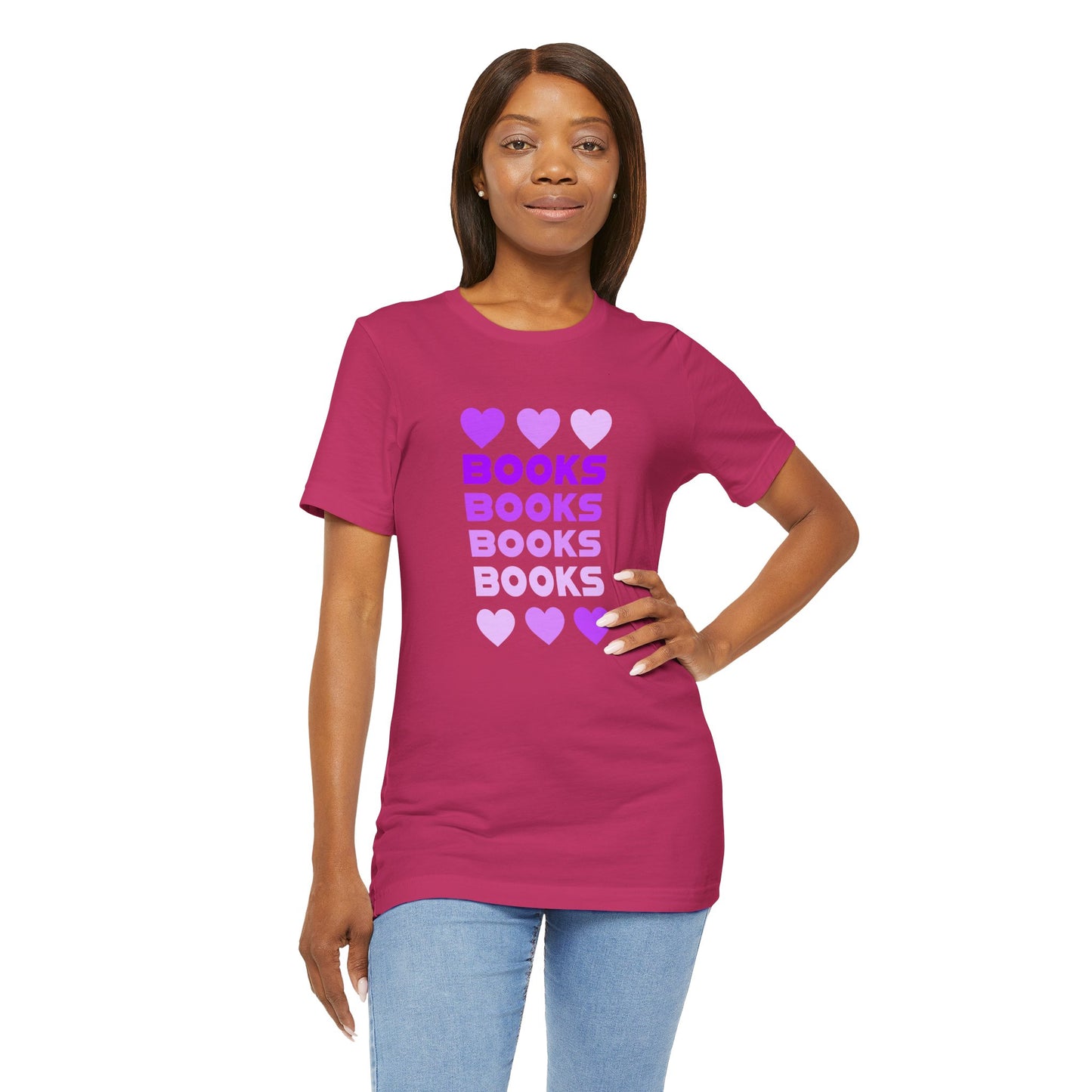 Books Unisex Jersey Short Sleeve Tee