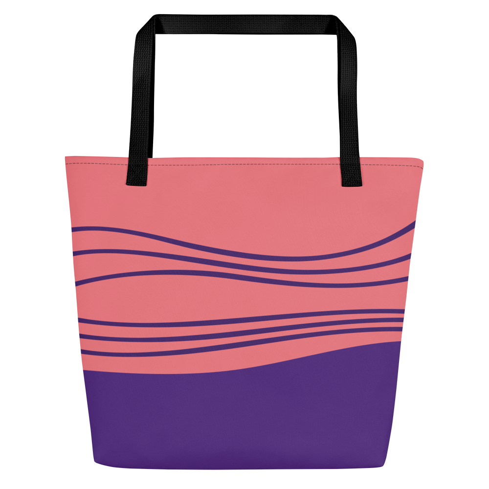 Best Teacher Paintbrush All-Over Print Large Tote Bag