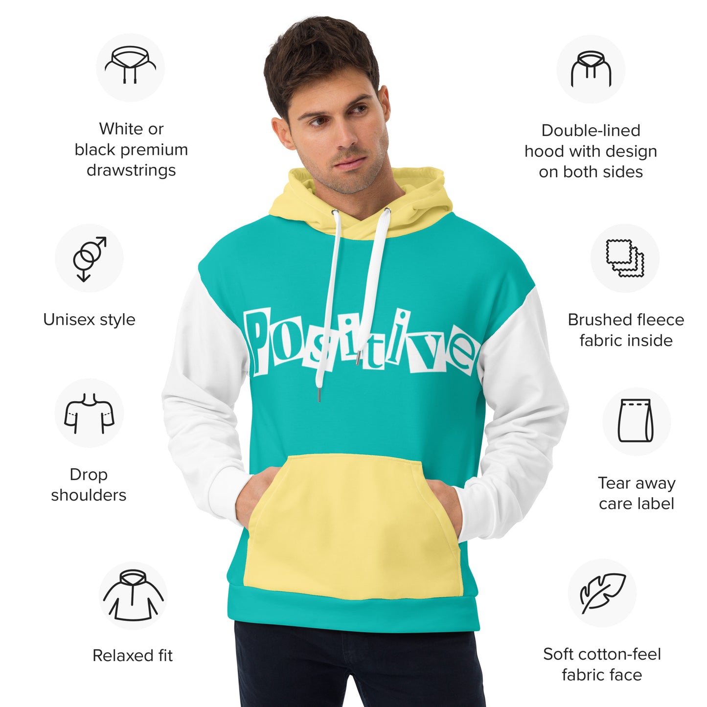 Positive Bright Unisex Hoodie