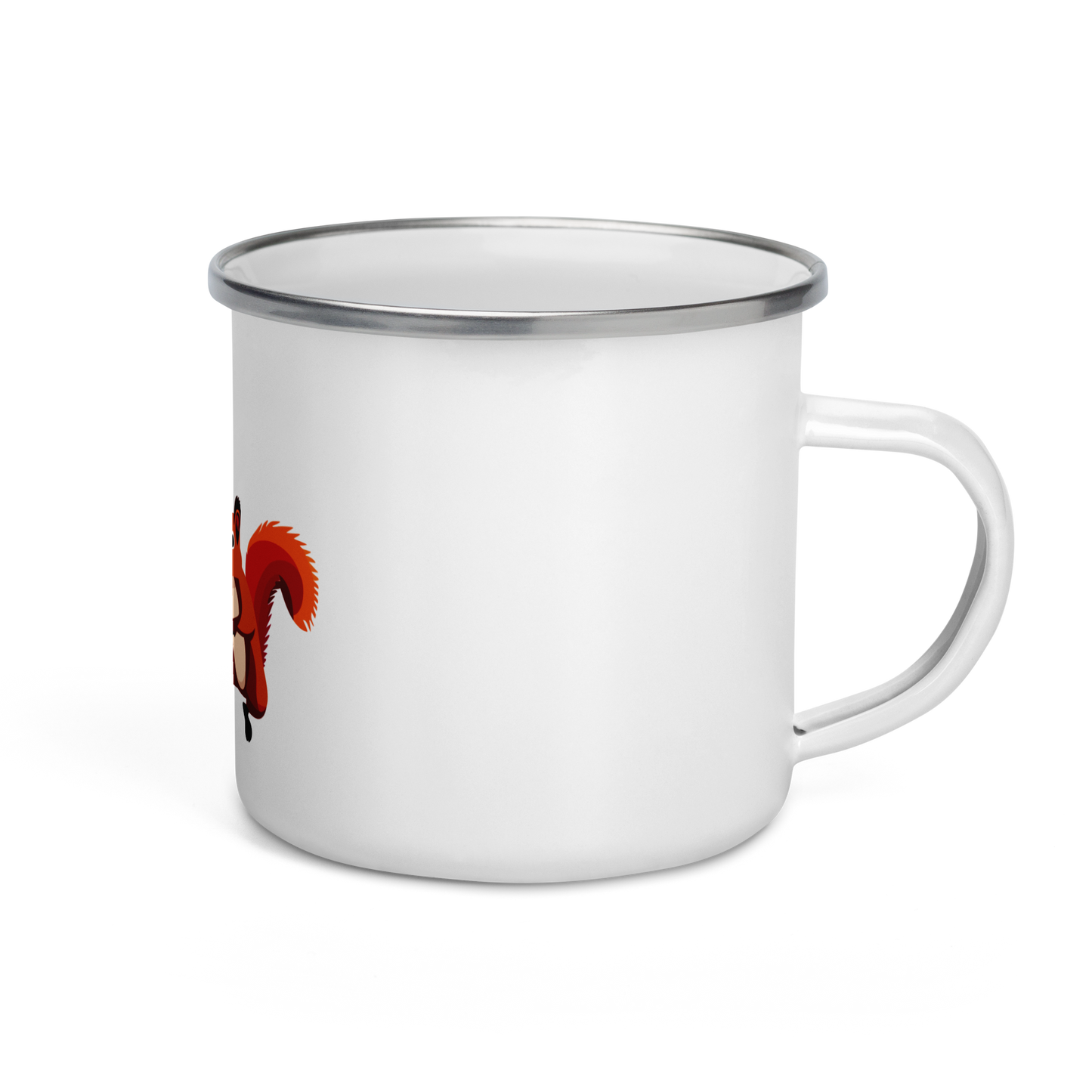 This is Nuts! Squirrel Enamel Mug
