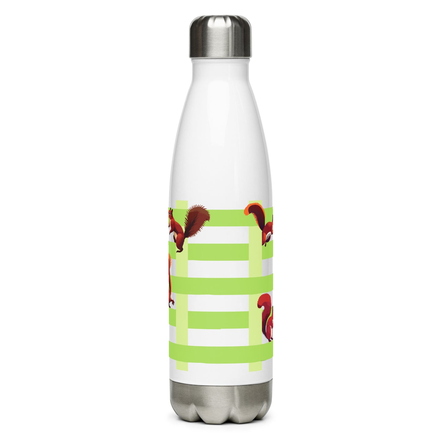 Playing Squirrel Stainless steel water bottle