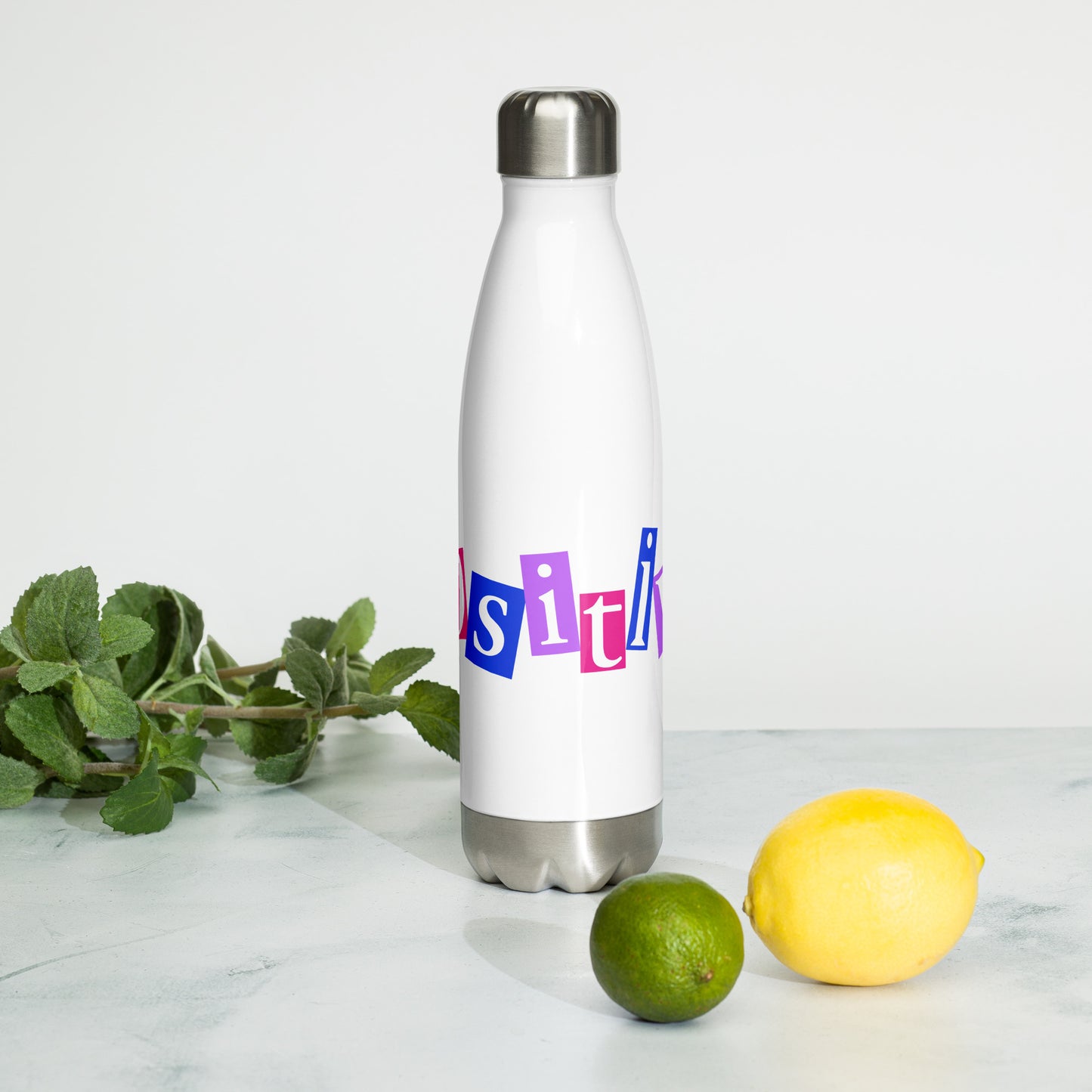 Positive Stainless steel water bottle