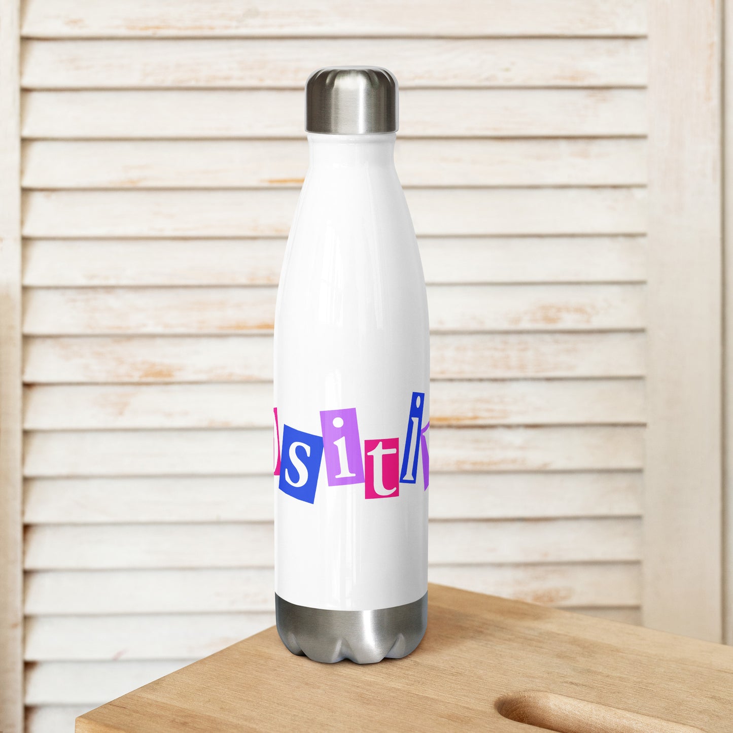 Positive Stainless steel water bottle
