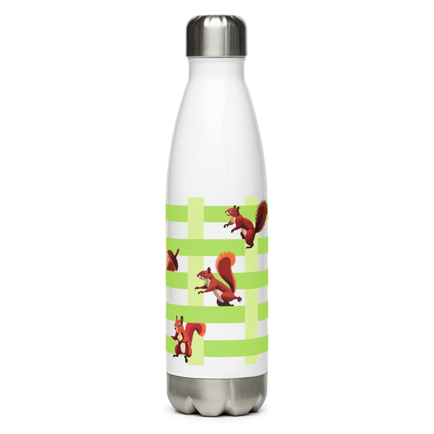 Playing Squirrel Stainless steel water bottle