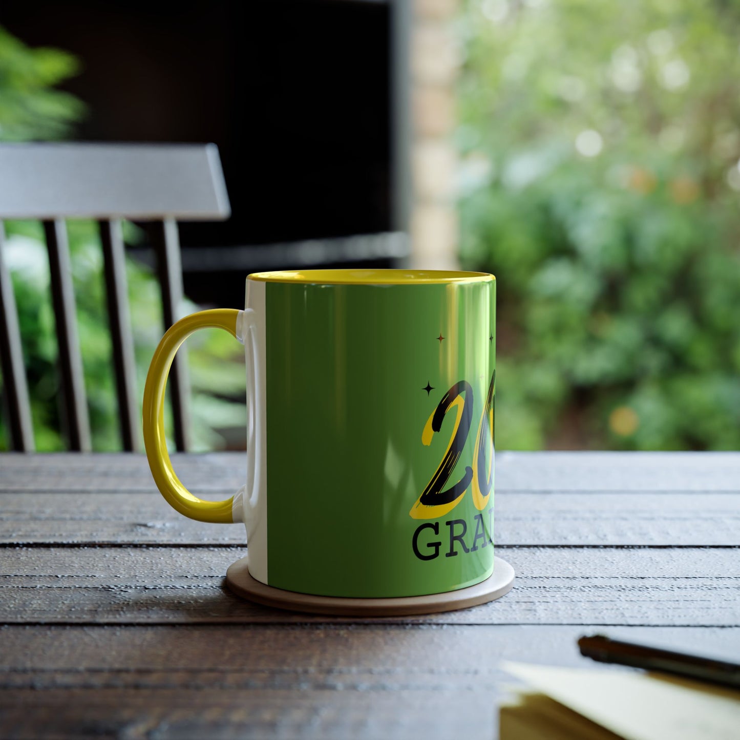Graduate 2025 Two-Tone Coffee Mugs, 11oz