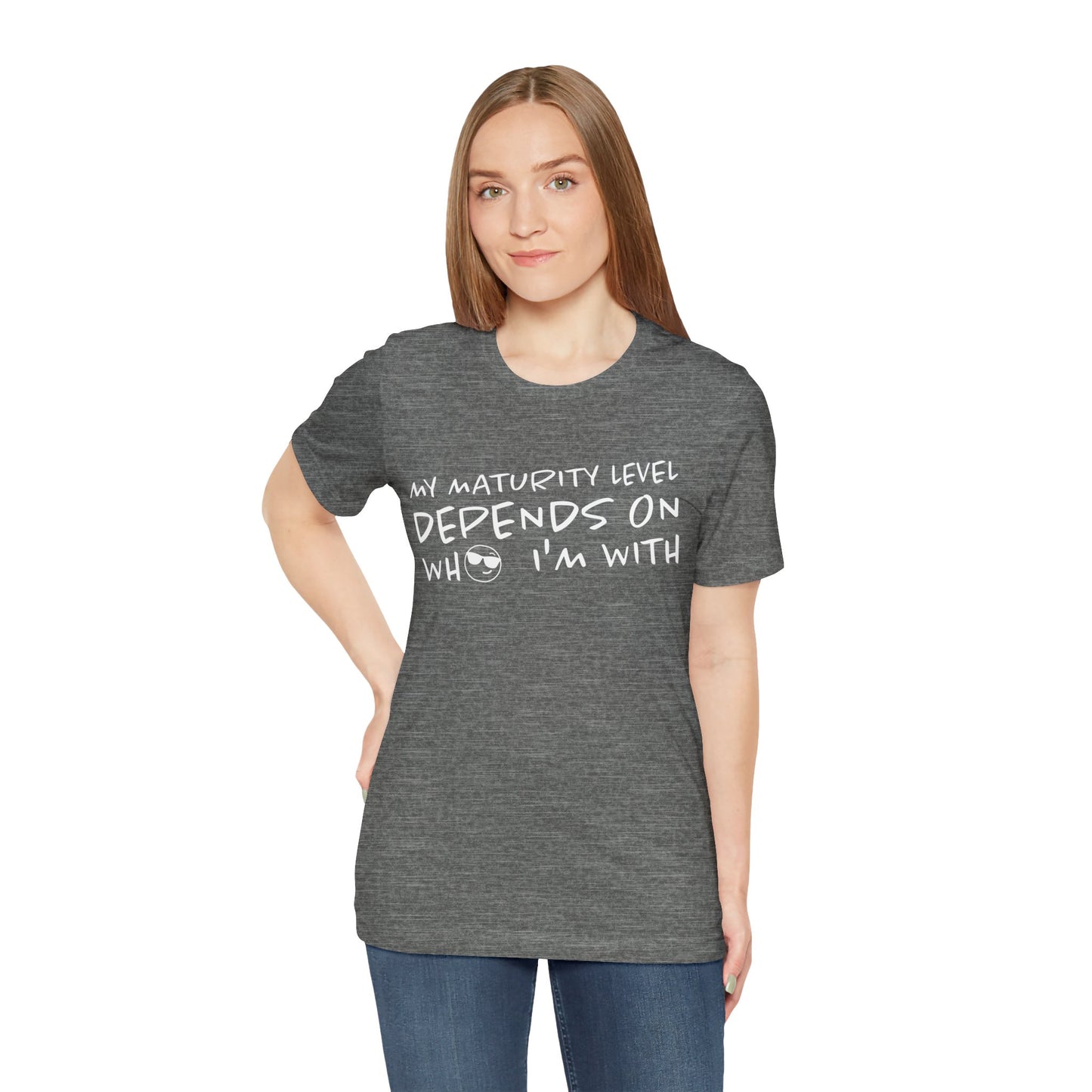 Maturity Unisex Jersey Short Sleeve Tee