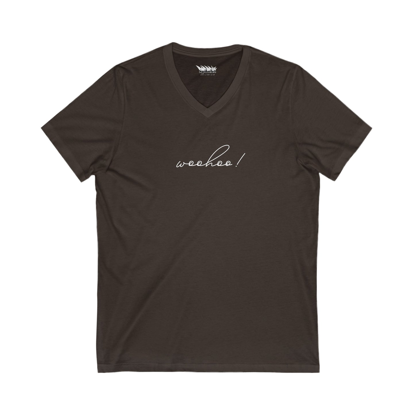 Woohoo Unisex Jersey Short Sleeve V-Neck Tee